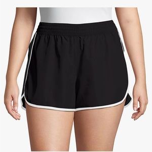 JUST MY SIZE Women's Plus Size Active Woven Run Short